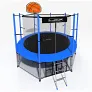 Батут i-Jump Basket 12ft blue - Фото 7