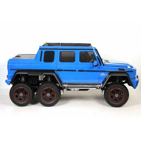 Электромобиль RiverToys Mercedes-Benz G63 AMG 4WD P777PP (синий) - Фото 3