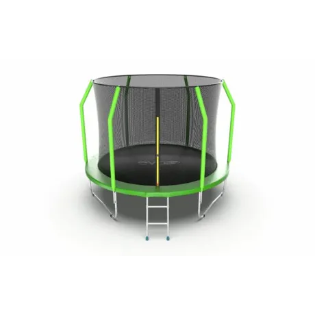 Батут с внутренней сеткой и лестницей EVO JUMP Cosmo 10ft (Green) - Фото 6