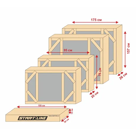 Теннисный стол Start Line City Strong Outdoor - Фото 4