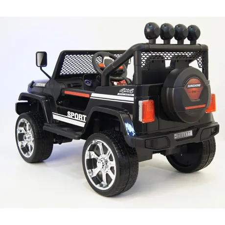 Электромобиль RiverToys JEEP T008TT (черный) - Фото 21