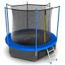 Батут с внутренней сеткой EVO JUMP Internal 12ft (Sky) + нижняя сеть - Фото 2