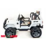 Электромобиль ToyLand Jeep WHE 1688 4Х4 белый - Фото 5