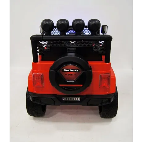 Электромобиль RiverToys JEEP T008TT (красный) - Фото 17