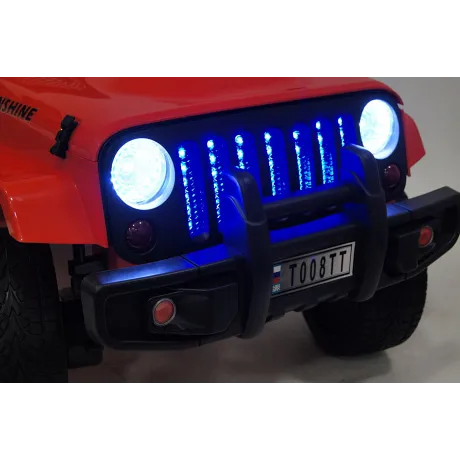 Электромобиль RiverToys JEEP T008TT (красный) - Фото 5