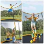Батут с защитной сеткой PERFETTO SPORT ACTIVITY 12 диаметр 3,7 м зелёный - Фото 3