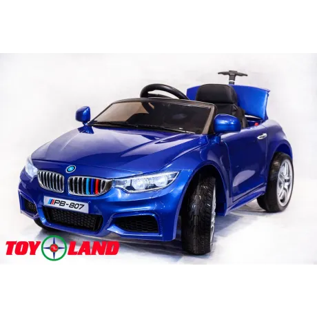Электромобиль ToyLand BMW 3 PB 807 синий (краска)