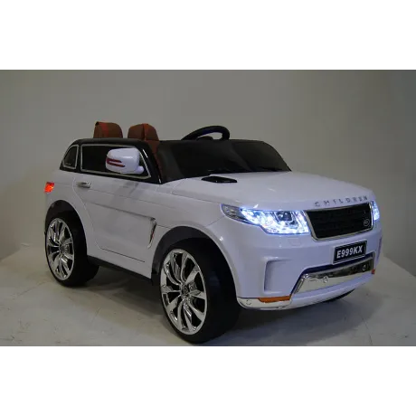 Электромобиль RiverToys Range Rover Sport E999KX белый - Фото 2