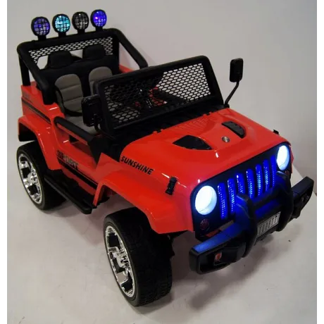 Электромобиль RiverToys JEEP T008TT (красный) - Фото 32