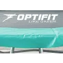 Батут Optifit Like Green 12ft с зелено-желтой крышей - Фото 2