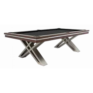 Бильярдный стол для пула "Pierce" 8 ф (натуральный орех) с плитой, со столешницей