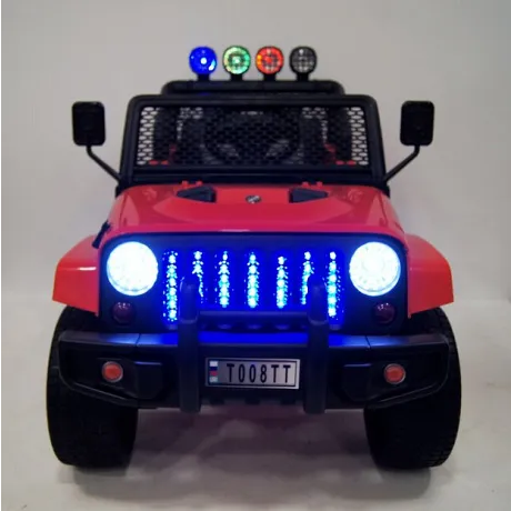 Электромобиль RiverToys JEEP T008TT (красный) - Фото 8
