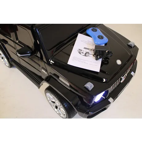 Электромобиль RiverToys Mercedes-Benz G63 T999TT (черный) - Фото 13