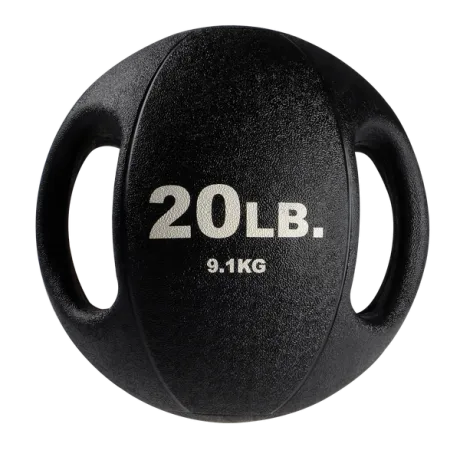 Тренировочный мяч с хватами Body Solid 9,1 кг (20lb) BSTDMB20