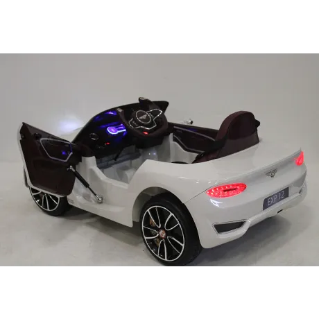 Электромобиль RiverToys BENTLEY-EXP12 JE1166 белый - Фото 8