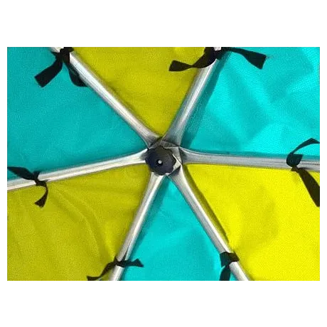 Батут Optifit Like Green 12ft с зелено-желтой крышей - Фото 4