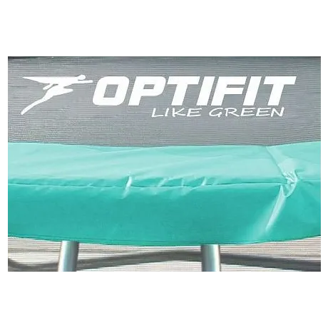Батут Optifit Like Green 6ft с зелено-желтой крышей - Фото 3