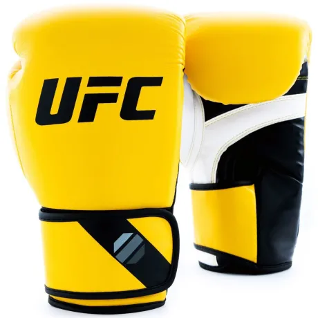 Перчатки UFC тренировочные для спаринга 18 унций желтые