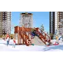 Зимняя деревянная горка Савушка "Зима-4" - Фото 5