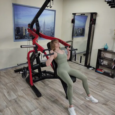 Многофункциональный силовой комплекс APEX GYM 200 чёрно-красный - Фото 4