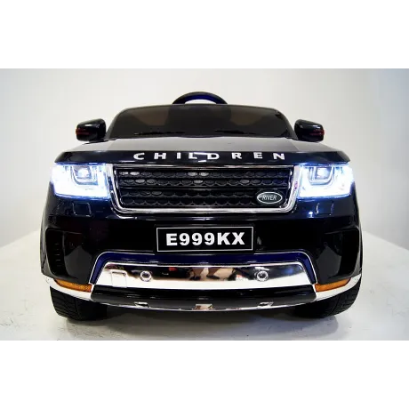 Электромобиль RiverToys Range Rover Sport E999KX черный глянец - Фото 8