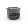 Батут с внешней сеткой и лестницей EVO JUMP External 12ft (Green) + нижняя сеть - Фото 4