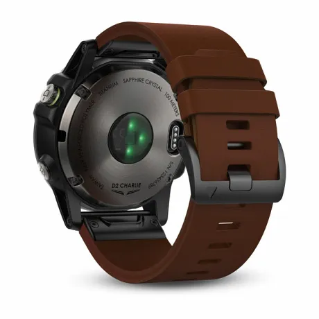 Элитные авиационные часы Garmin D2 Charlie с кожаным ремешком - Фото 4