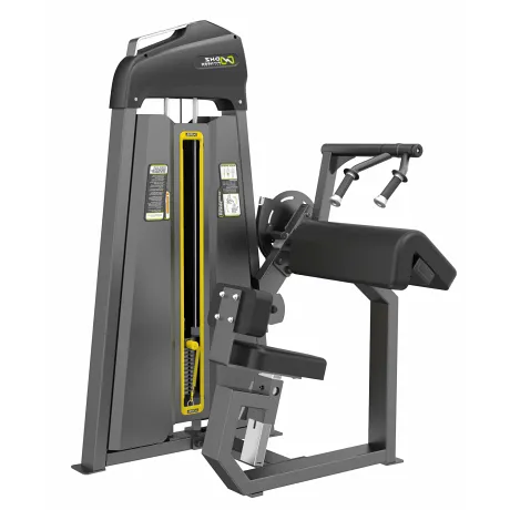 Трицепс-машина сидя. Наклонная парта DHZ Tricep Extansion Стек 105 кг E-3028