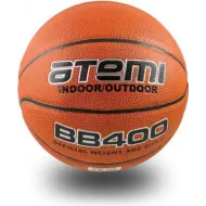 Мяч баскетбольный Atemi, р. 6, синтетическая кожа ПУ, 8 панелей, BB400, окруж 72-74, клееный