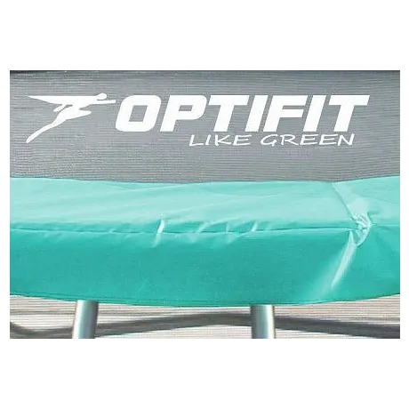 Батут Optifit Like Green 10ft с желтой крышей - Фото 4