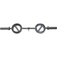 Гриф с вращающимися ручками ZSO, D-50, гладкая втулка, замки-пружины