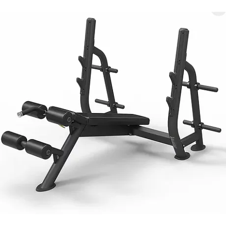 Олимпийская скамья с отрицательным углом наклона Spirit Olympic Decline Bench - Фото 3