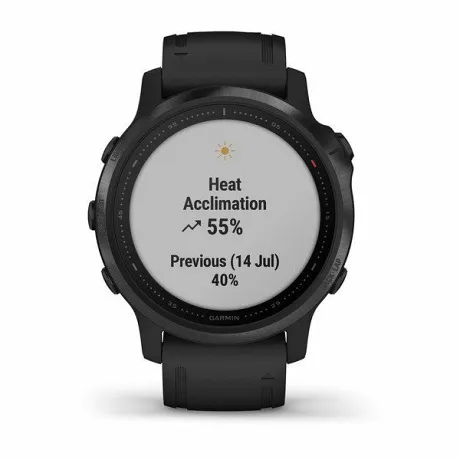 Часы Garmin FENIX 6S Pro черный с черным ремешком - Фото 5