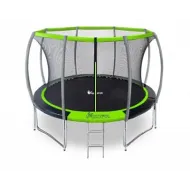 Батут c защитной сеткой FunFit 10 FT 312 см PRO inside зеленый
