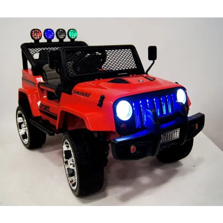 Электромобиль RiverToys JEEP T008TT (красный) - Фото 33