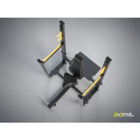 Скамья для вертикального жима штанги DHZ Olympic Seated Bench E-1051В - Фото 9