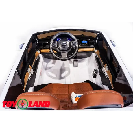 Электромобиль ToyLand Volvo XC90 белый - Фото 7