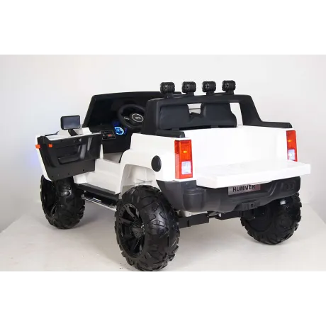 Электромобиль RiverToys HUMMER A777MP White - Фото 3