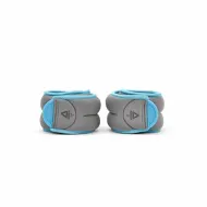 Утяжелители на лодыжки 1kg, серый-голубой (пара) RAWT-11074BL