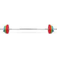 Штанга для аэробики BRONZE GYM БОДИПАМП (гриф, весовые диски 2x1,25кг, 2x2, 5кг, 2x5кг, пара замков)