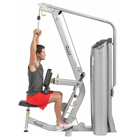Тяга сверху, Гребная тяга с упором на грудь HOIST HD-3200 матовый черный - Фото 5