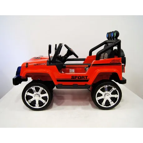 Электромобиль RiverToys JEEP T008TT (красный) - Фото 11