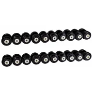 Гантельный ряд ZSO 27,5 кг - 50 кг (10 пар), шаг 2,5 кг, BASIC